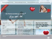 Tablet Screenshot of partnervermittlung.ch